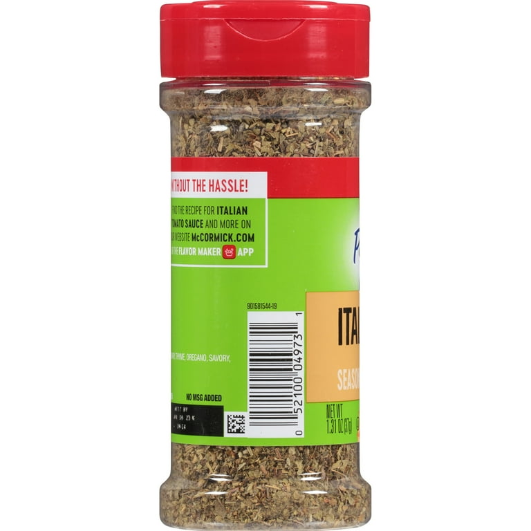 McCormick Perfect Pinch Italian Seasoning, 1.31 oz Mixed Spices & Seas –  Seasoning Warehouse