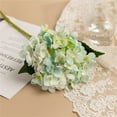 thumbnail image 2 of Hvmvliv Artificial Flowers Simulation Flowers Hydrangea Home Decoration Wedding Hand Bouquet Flower Indoor Fake Flowers Decorations Green, 2 of 6