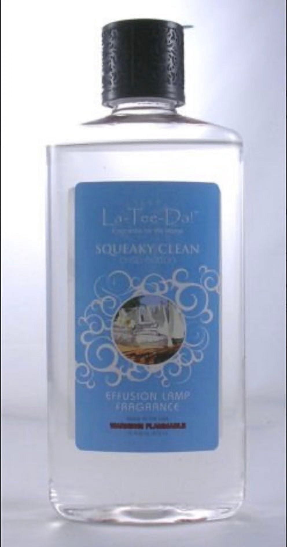 SQUEAKY CLEAN La-Tee-Da Effusion Lamp; Fragrance Lamp Oil Refills - 16 oz