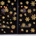 thumbnail image 3 of Pegatina de pared de copo de nieve con efecto brillante, decoración de habitación de niños, ventana de vidrio, decoración del hogar, carteles de Año Nuevo, papel tapiz, 3 of 4