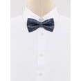 thumbnail image 2 of INSPIRE CHIC Men's Polka Dots Bow Ties Pre-Tied Bowknot for Wedding Business Navy Blue Pink, 2 of 5