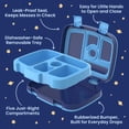 thumbnail image 5 of Bentgo + Bluey Kids Prints Leak-Proof, 5-Compartment Bento-Style Kids Lunch Box - Ages 3-7, Durable, Drop-Proof, Dishwasher Safe, & PFAS & BPA-Free Materials - Bluey’s Universe, 5 of 7