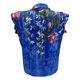 thumbnail image 4 of Blusa informal con estampado de volantes sin mangas con cuello en V para mujer Pompotops  lopia995453, 4 of 4