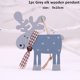 thumbnail image 3 of Colgantes de madera 3D para árbol de Navidad de 10 cm, decoración navideña para el hogar, fiesta, Año Nuevo, estrella de Navidad, campana de árbol de Navidad 2022, 3 of 5