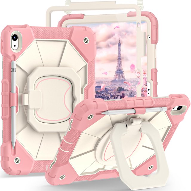 Auizotl Funda Para Ipad (A16) 11.ª/10.ª Generación 11''/10.9'' (2025/2022) Funda Con Soporte Giratorio Para Ipad De 10.ª Generación Con Protector De Pantalla Funda Resistente A Prueba De Golpes Para 1