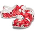 thumbnail image 4 of Zuecos Crocs Clásicos Hello Kitty en Rojo Multi Talla 9M/11W, 4 of 6