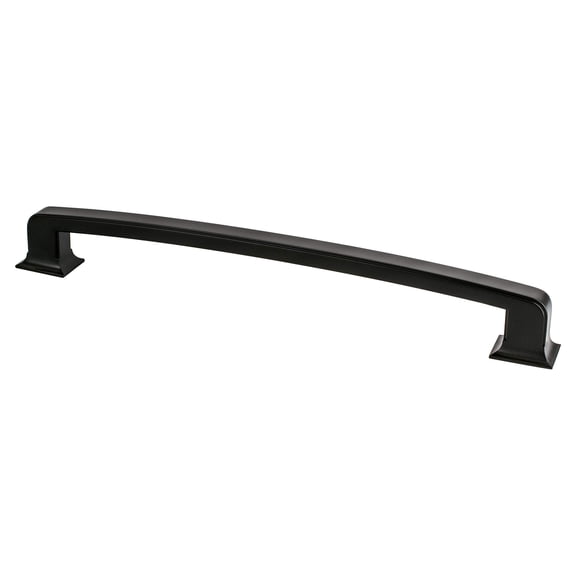 Berenson 2038-1055-P 12 in. CC Hearthstone Appliance Pull with Matte Black