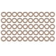 thumbnail image 1 of 50 Pack Curtain Grommet, Inner Diameter 43mm Curtain Eyelet Rings Nanoscale Low Noise Roman Ring (C, 1 of 5