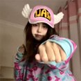 thumbnail image 3 of Gorras de béisbol de Arale aladas de Ángel Rosa LED, cumpleaños, Halloween, navidad, regalos de novia al aire libre, sombrero de béisbol encantador ligero, 3 of 5