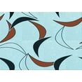 thumbnail image 1 of Ahgly Company Machine Washable Indoor Rectangle Transitional Cadet Blue Green Area Rugs, 2' x 3', 1 of 7