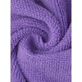 thumbnail image 5 of INSPIRE CHIC Womens Shower Towel Snaps Wearable Dress Terry Wrap Bathrobe Spa Towelling Cover Up Gym Shower Bath Robe M Purple, 5 of 6