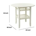 thumbnail image 5 of ACME Tartys Counter Height Table, Cherry, 5 of 6
