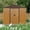 Coffee, variant on Jopath 8ft x 4ft Outdoor Metal Storage Shed with Sliding Door and Foundation for Backyard, Patio, Lawn (Coffee)
