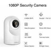 Alexa Wireless Cameras for Home Security,1080P HD 2.4GHz 360 Camera with IR Night Vision,Indoor Camera,Baby Camera Monitor,pet Camera,Smart Motion Tracking,Siren,2-Way Audio,Cloud & SD Card Storage