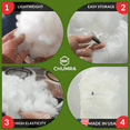 thumbnail image 3 of SK CHUMRA High-Resilience Premium Polyester Fiber Fill-Perfect for Pillows, Couch Cushions,Plush Toys,DIY Crafts,&Pet Beds -Cloud Soft, Kid & Pet Safe, Washable, Durable-Made in USA (5, Pounds), 3 of 7