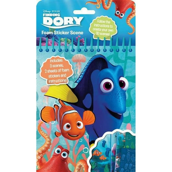 Finding Dory Foam Characters Stickers (Pack of 6)