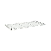 HSS Steel Extra Wire Shelf 14"x36", Fits 1" Pole Diameter, Chrome, Capacity 350 lbs