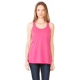 thumbnail image 1 of The Bella + Canvas Ladies Flowy Racerback Tank Top - BERRY - XL, 1 of 3