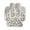 Silver, variant on Paw Prints Charm Spacer Bead for European Bracelets