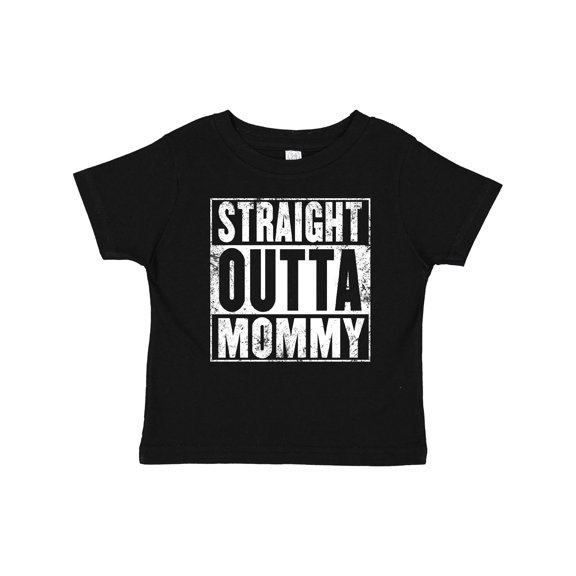 Inktastic Straight Outta Mommy Funny Boys or Girls Baby T-Shirt