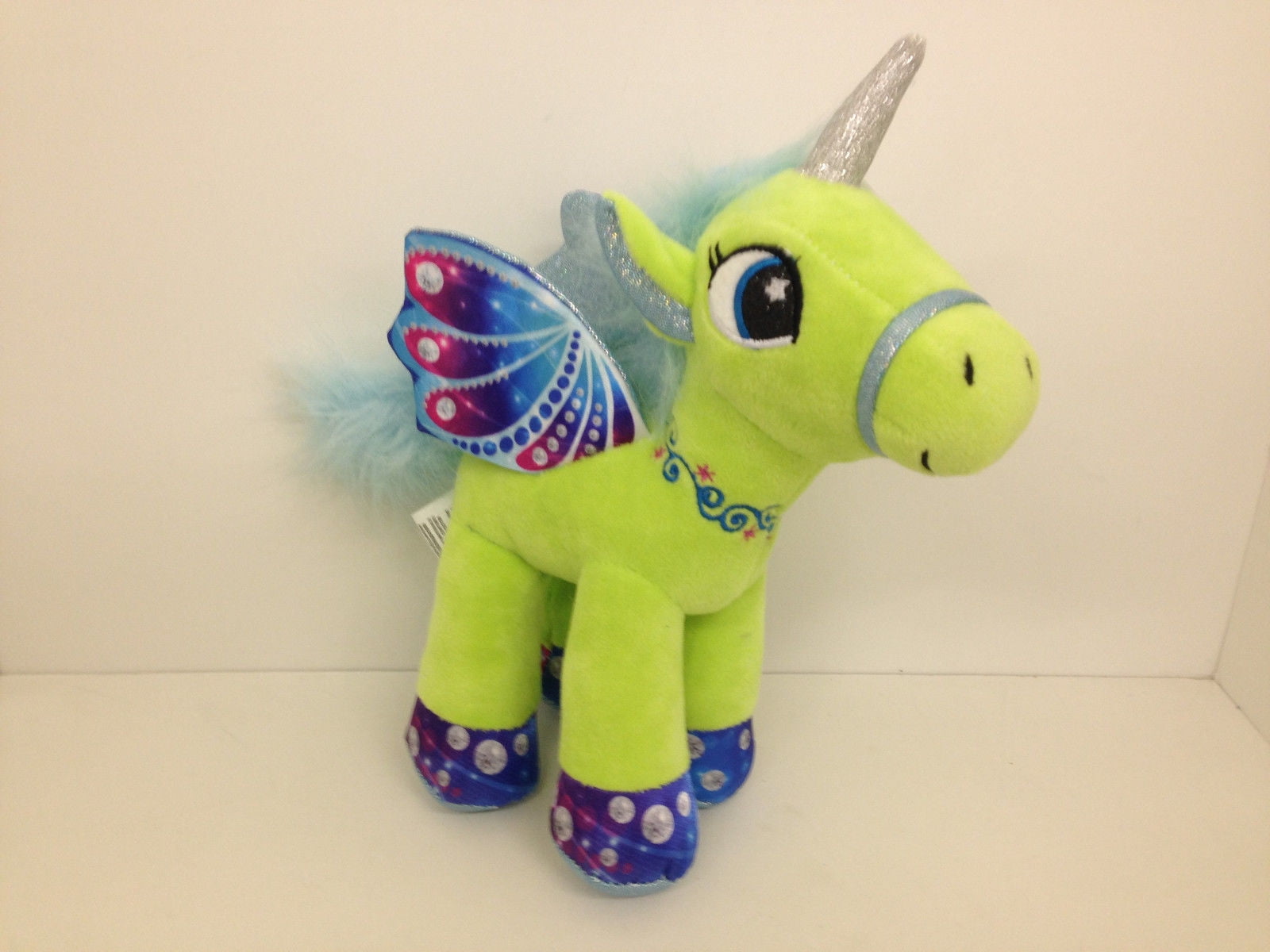 green unicorn stuffed animal
