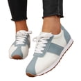 thumbnail image 5 of Womens Tennis Shoes Casual Sneakers Casual Sneakers Retro Flat Shoes Color Design Comfortable Walking Shoes Lightweight Breathable Fashion Athletic Footwear, 5 of 5