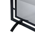 thumbnail image 4 of Modern Ember Gatsby 39" W x 31" H Mesh Fireplace Screen - Black, 4 of 6