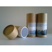 Set of THREE Natural Biodegradable CREMATION SCATTERING TUBES with Telescopic Lids & Instructions (Style: Mountains)