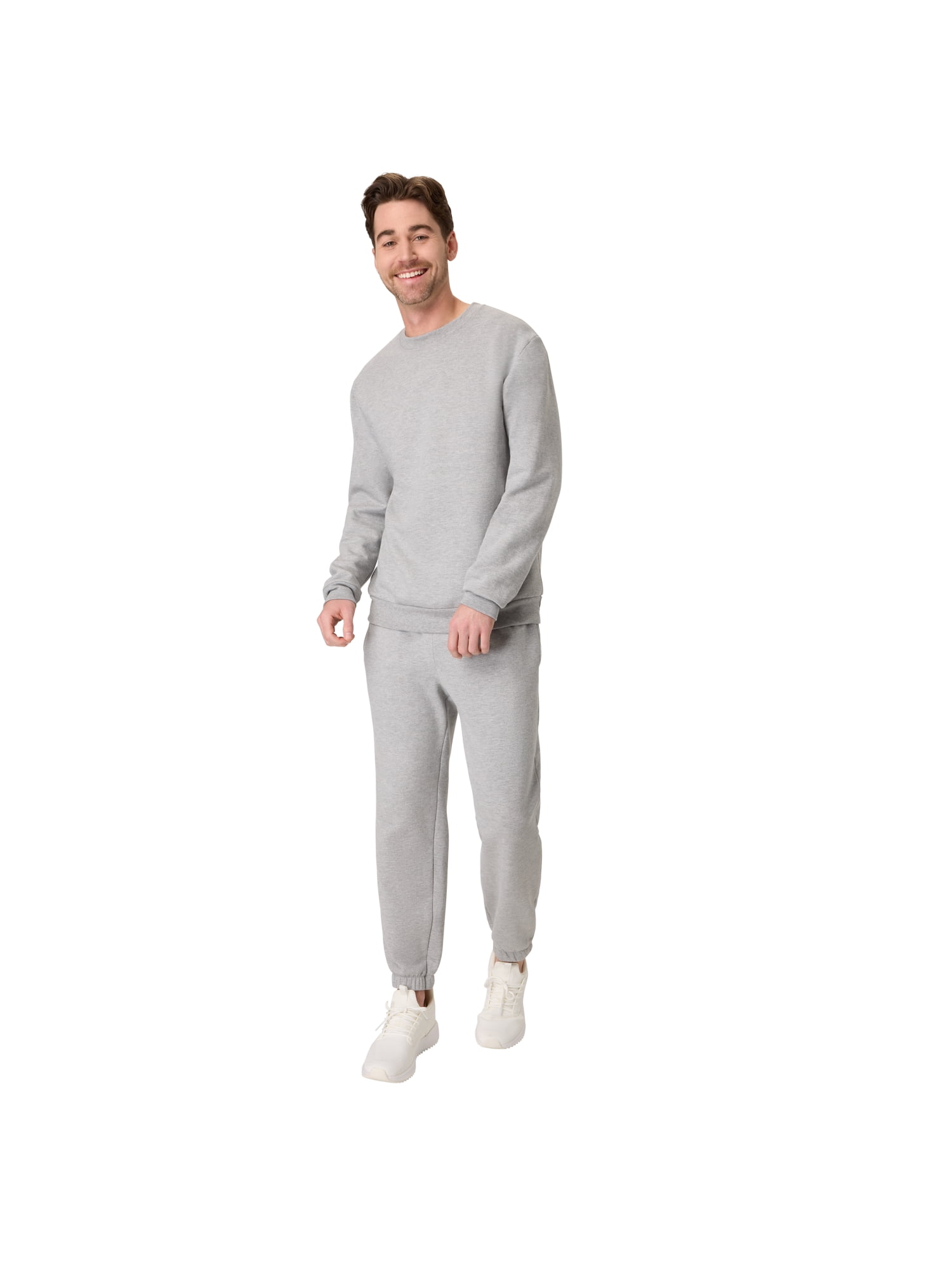 Hanes Men's & Big Men's Essentials Fleece Crewneck Sweatshirt, Sizes S-5XL