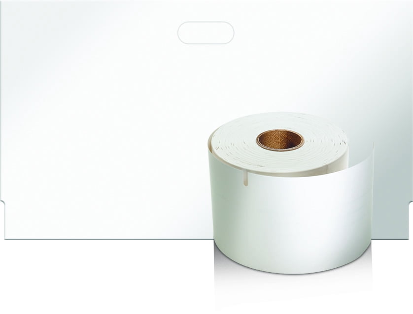 White 2-7//16 x 4-3//16 Name Badge Insert Labels 250//Box