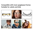 thumbnail image 5 of Riousery 20 Pairs Silicone Eyeglass Nose Pads D Shaped Slip Resistant Adhesive Cushions Black 0.59 inches / 15 mm, 5 of 9