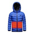 thumbnail image 6 of Odeerbi Kids Boys Girls Heated Jacket Winter Thermal Heated Coat Plus Size USB Intelligent Constant Temperature Heated Windproof Coat Children 3 Heated Jacket Kids Clothes Blue without Power Bank, 6 of 6