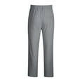 thumbnail image 3 of Tdoqot Mens Pants Baggy With Pockets Casual Straight Leg Cotton Linen Mens Sweatpants Gray Size 2XL, 3 of 5