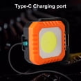 thumbnail image 3 of sunsanly LED Work Light Magnetic Rechargeable Type-C Charging 5 Modes 180 Degrees Rotatable Flood Lights for Car Repairing Job Site Lighting Outdoor Camping Hiking, 3 of 8