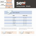 thumbnail image 4 of Seni Super Plus Adult Incontinence Brief L Heavy Absorbency Breathable/Overnight, S-LA25-BP1, Severe, 75 Ct, 4 of 6