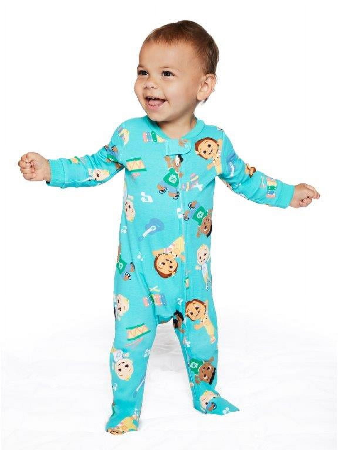 Cocomelon Baby One-Piece Footed Pajamas, Sizes NB-9M