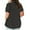 X4-Black-C, variant on Womens Basic Tops Summer Tshirts Longer Length Round Neck Short Sleeve Shirts Plus Size Blouses Dark Gray 5X