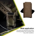thumbnail image 4 of WOSPORT Quick Release Clips Bag with Drain Hole Fast Draw Holder Storage Pouches Training Hunter Equipment Film Prop for 9mm Brown, 4 of 8