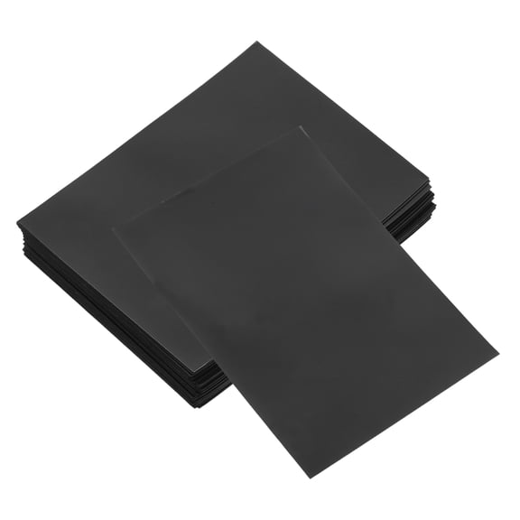 LOLIPPYY 50Pcs Frosted Black Card Sleeves for Durable Protection and Display of Baseball Cards