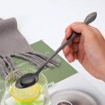 thumbnail image 3 of Iced Tea Spoon Set for 12 Coffee Spoon 7.9 -Inch Stainless Steel Spoon Set Ice Cream Spoon Long Spoon Dessert Spoon Milkshake Spoon-Black, 3 of 7