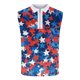 thumbnail image 4 of Camiseta sin mangas con cuello vuelto para hombre, informal, a la moda, sin mangas, con estampado y cremallera, blusa deportiva de poliéster para hombre, 4 of 5