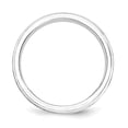 thumbnail image 2 of Solid 925 Sterling Silver 6mm Polished Fancy Wedding Band Size 8, 2 of 4