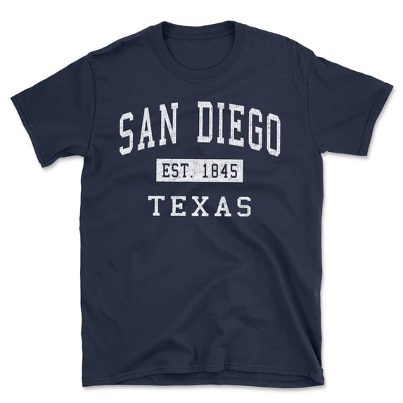 San Diego Texas Classic Established Men's Cotton T-Shirt