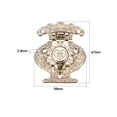 thumbnail image 2 of Uxcell Wood Case Chest Box Rectangle Clasp Closure Hasp Latches Silver Tone 51 x 41mm 2 Sets, 2 of 4
