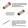 thumbnail image 3 of Unique Bargains 2 Pcs Tire Valve Extension 15cm 5.91' Tire Inflator Valve Adaptor for Car Red, 3 of 8