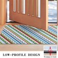 thumbnail image 3 of Colorful Geometric Stripe Pattern Door Rugs,Washable Non Slip Door Mats Indoor,Decorative Door Mats,Entry Mat Indoor for Entrance,Bedroom,Kitchen,Bathroom,17"x30", 3 of 6