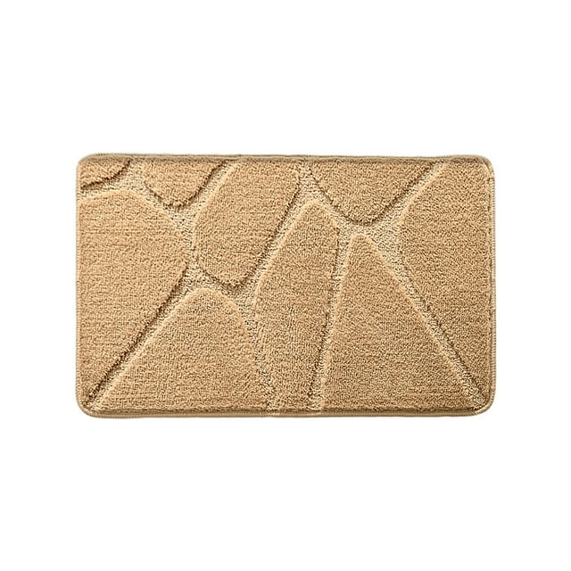 Yhmxh Decoración del baño Alfombra de baño antideslizante, absorbente, para entrada, dormitorio Organizadores y almacenamiento de baño Accesorios de baño