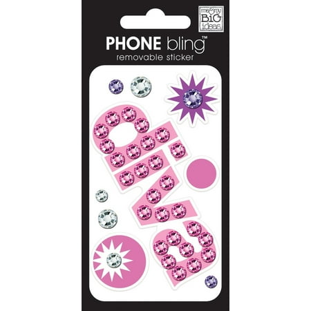 Me & My Big Ideas Phone Bling Removable Cell Phone Embellishment, Diva