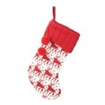 thumbnail image 3 of Calcetín navideño para decoración colgante, bolsa de almacenamiento reutilizable, bolsa de regalo para dulces, medias colgantes para chimenea para, 3 of 8