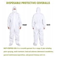 thumbnail image 3 of Overol protector desechable con capucha SYINE, paquete de 5, 3 of 6